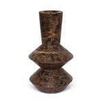 Rombformad Vas Dark Emperador H35 cm
