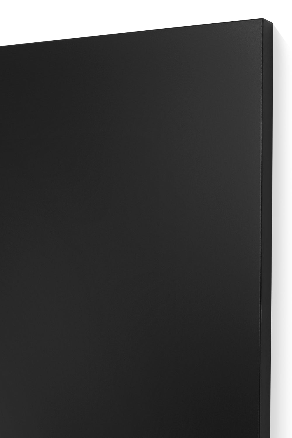 Dekorativ TV-panel, matt svart, 200 × 122 cm, tjocklek 18 mm