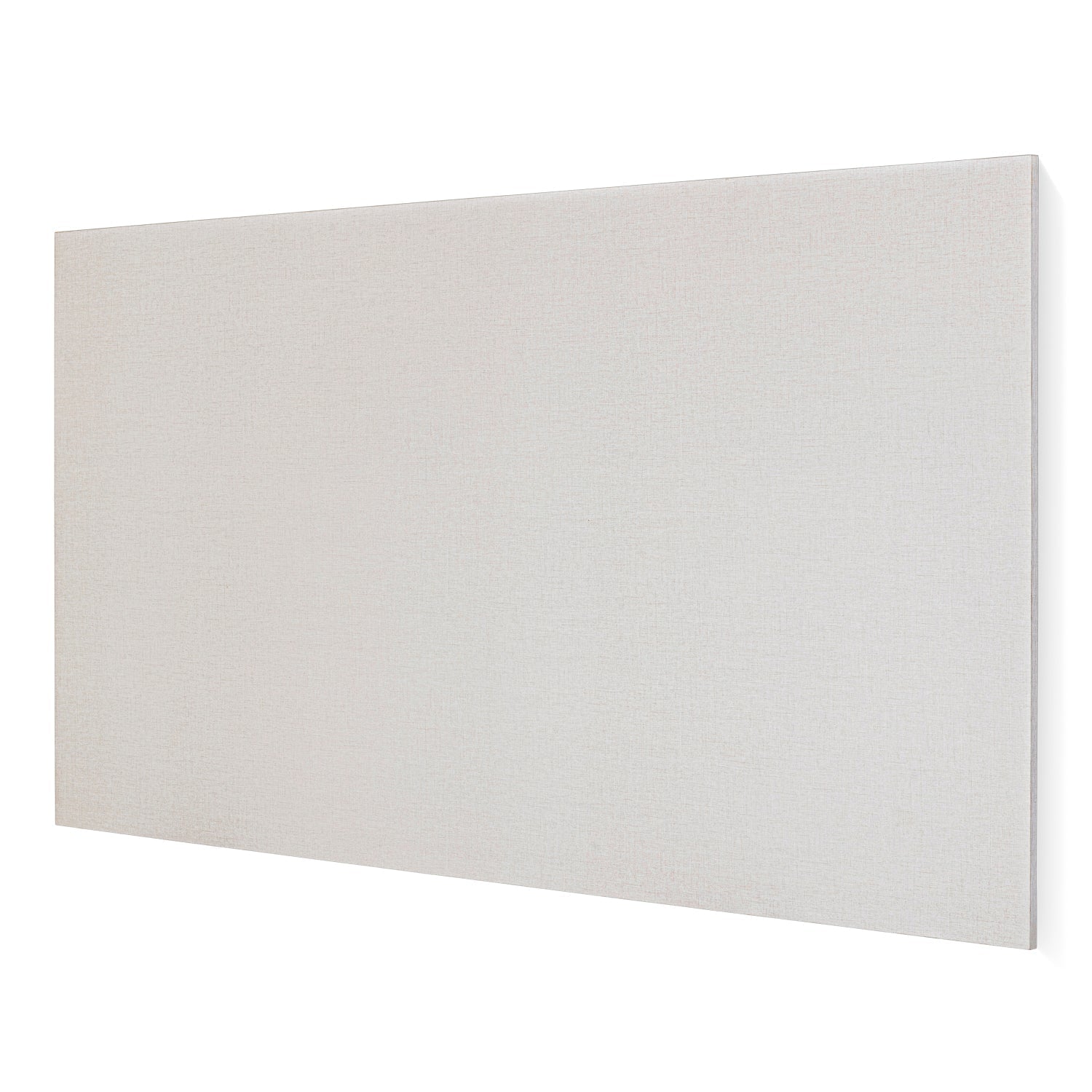 Beige linne-TV-panel 220 cm × 122 cm × 18 mm