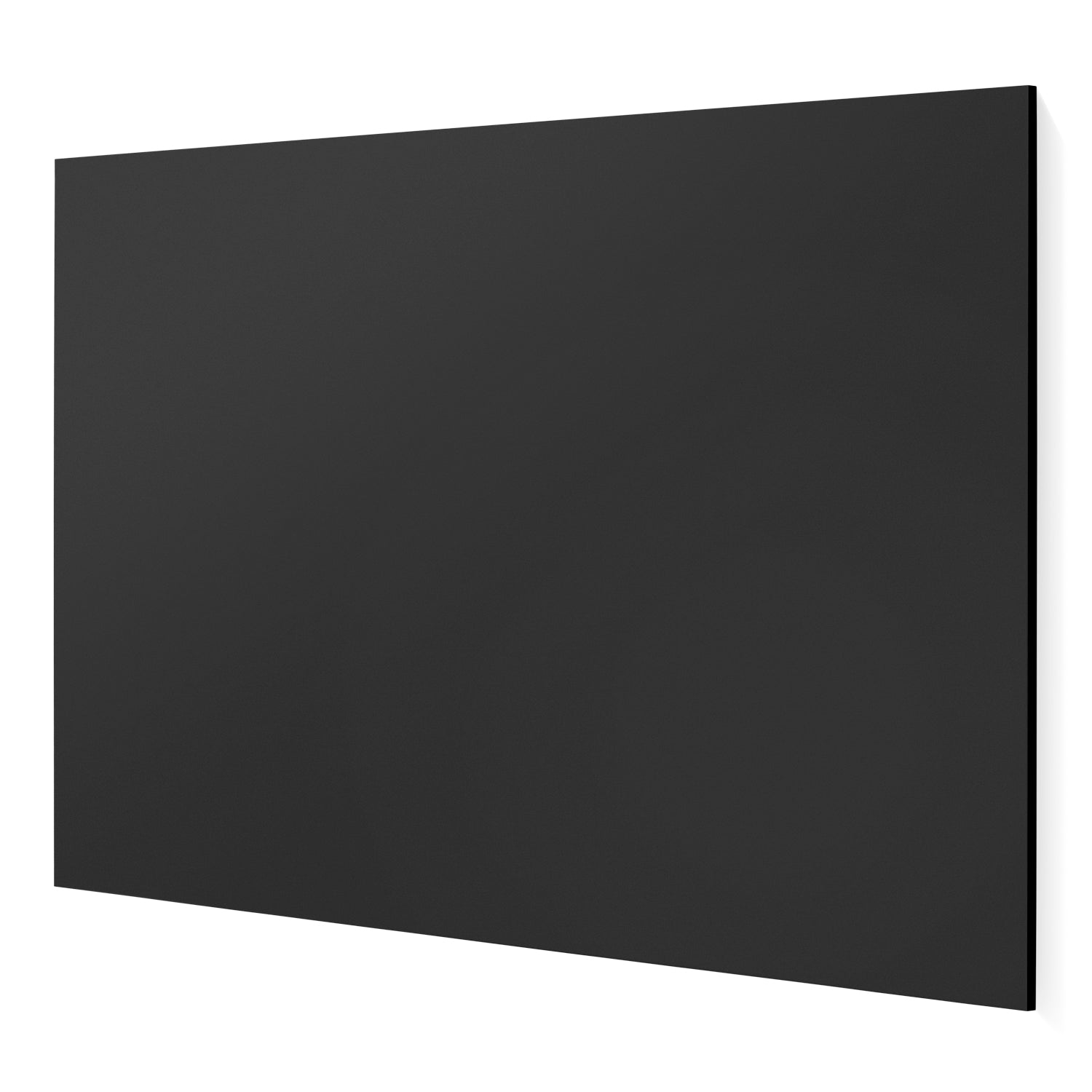 Dekorativ TV-panel, matt svart, 200 × 122 cm, tjocklek 18 mm