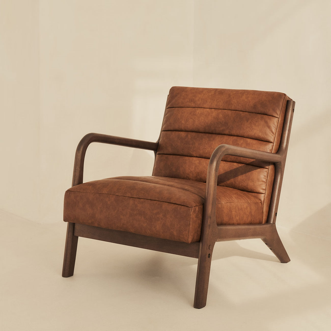 Nordwood Fåtölj Konstläder Windsor Tan Brown
