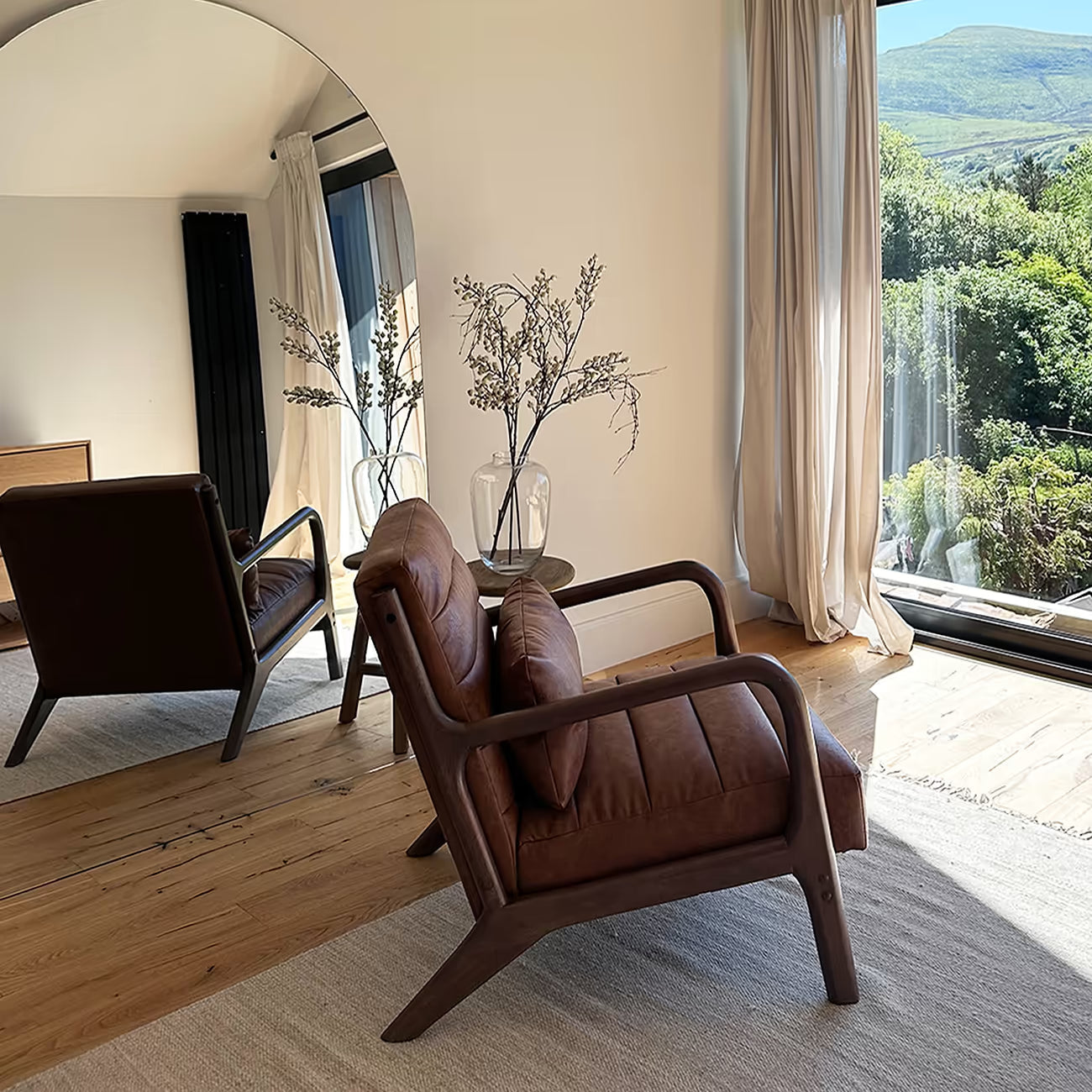 Nordwood Fåtölj Konstläder Windsor Tan Brown